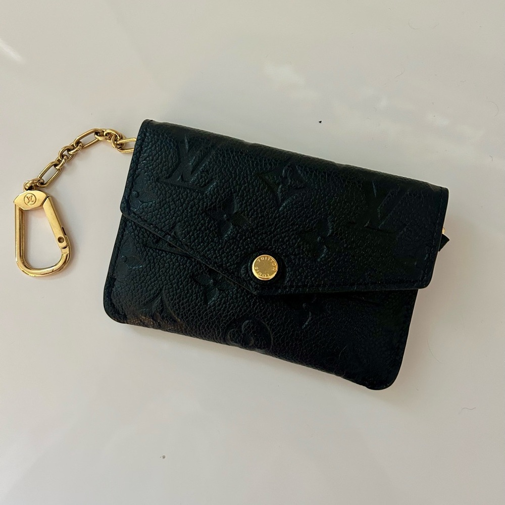 Louis Vuitton Empreinte Key Pouch Black